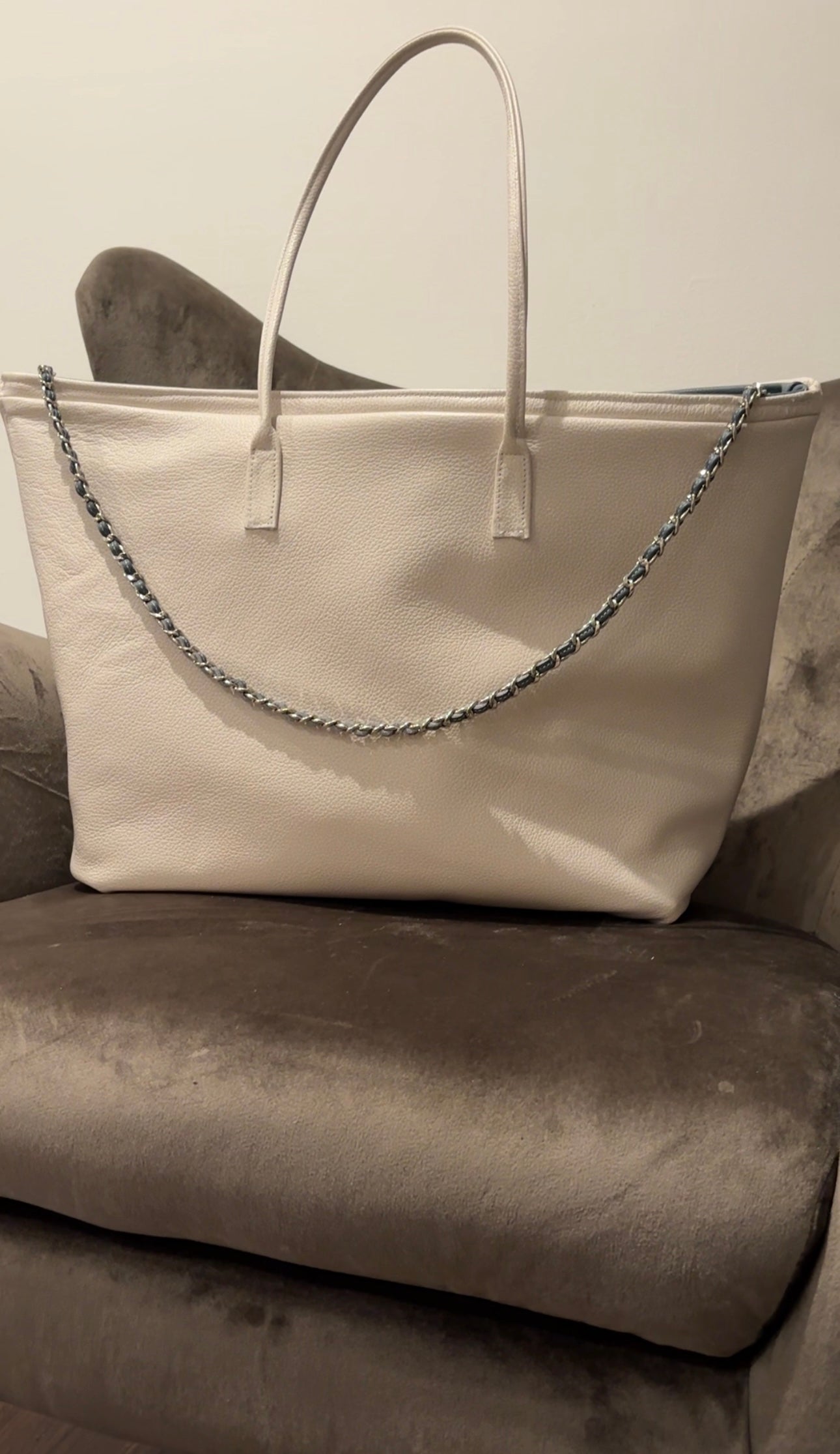 Reversible Leather Tote